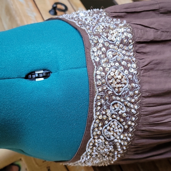 Vintage BCBGMaxazria Boho Skirt - SZ M - Picture 6 of 10